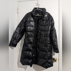 North Face Women's Shiny Long Winter Jacket (Medium)